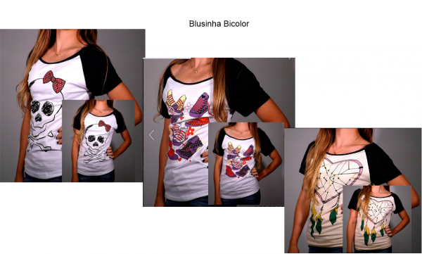 Blusinha Bicolor