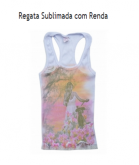 Regata Sublimada com Renda